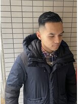 ウェルネス(Wellness)&nbsp;スキンフェードツイストスパイラルツーブロックマッシュ27