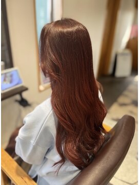 ストロベリー ワン アート(Strawberry one art) チェリーブラウン、フェミニンロング