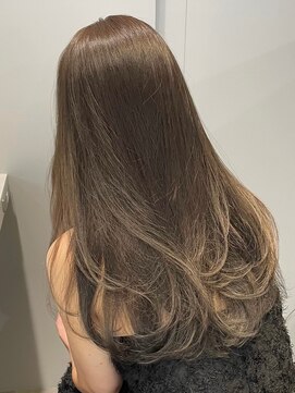 ノク 渋谷(nok) オリーブベージュ_大人ガーリーチョコレートモード