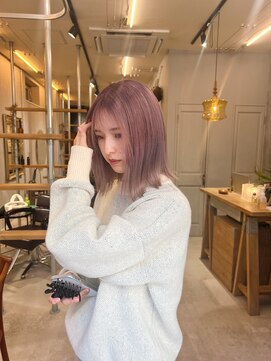 アソビ(Asobi) 【ブリーチ2回】ラベンダーグレージュ