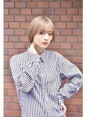 大人可愛い20代30代40代黒髪前下がりショートボブ丸みショート◎