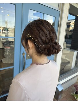 アロー ヘアー(arrow hair) ◇結婚式お呼ばれヘアセット