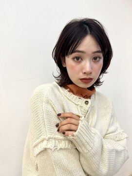 ケンジ 平塚ラスカ店(KENJE) ミディアム/ナチュラル/外ハネ/カット