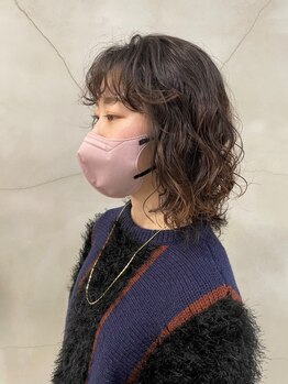 トラン(TRAN)の写真/【肥後橋徒歩5分】髪の傷みが気になる方にオススメ！髪に優しい薬剤を使用し、ダメージレスな仕上がりに♪