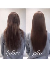 【髪質改善☆圧倒的保湿感】ダメージレスな酸性ストレート［髪質改善/トリートメント/縮毛矯正/恵比寿］