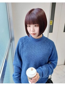 パープル(purple) ミニボブボルドー