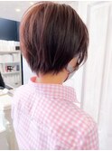 福山Caary20代30代40代50代ショートヘア人気小顔補正立体カット