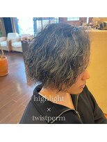 シェロヘア(cielo HAIR)&nbsp;ハイライト×ツイスパ