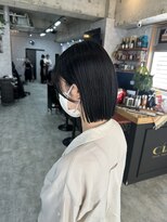 シールドヘアー 沖縄 新都心(C'LD Hair)&nbsp;ストレートボブ/切りっぱなしボブ/髪質改善/縮毛矯正/ボブ/小顔