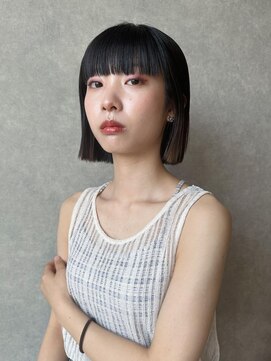 オブジェ シエル(obje't ciel) 【obje't ciel】切りっぱなしボブ【山口紗季】