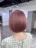 ペレ 栄店(PELE)&nbsp;デザインカラー/レイヤーカット/ウェットヘア/オリーブベージュ