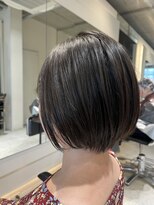 ヘア デザイン リスク(HAIR DESIGN RISK)&nbsp;【RISK 飛澤】可愛いボブスタイル　ショート　丸みシルエット