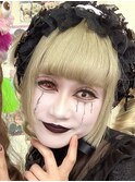 シンプルめな『ハロウィンメイク＋セット』(*^-^*)