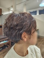 マド&nbsp;ショートボブ　パーマ