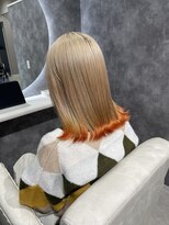 コアークリップ 緑町店(CORE CLIP)&nbsp;milk tea × orange