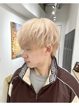 メンズペレ 渋谷(MEN'S PELE) ニュアンスパーマ/韓国マッシュ/スパイキーショート/渋谷