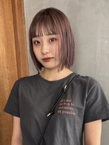 ガーランド (Garland) ☆切りっぱなしボブ/ピンクベージュ/前髪/グレージュ/原宿神宮前