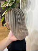 white ash balayage