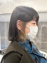 クレビア 名古屋(CreBiA)&nbsp;インナーカラーカーキベージュ