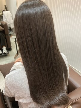 アニュー 北浦和店(ANEW) 【髪質改善】ツルツル感+サラサラ感　　髪質改善ロング