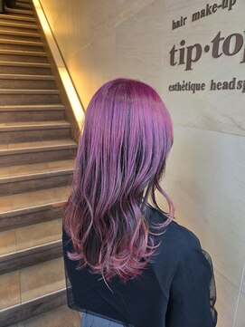 チップタップ 目白店(tip top) ピンクバレイヤージュ！！