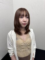 ラグナ(LAGUNA) レイヤースタイル×グレージュ