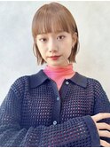 Say.ボブミルクティーベージュシルキーベージュことりベージュ