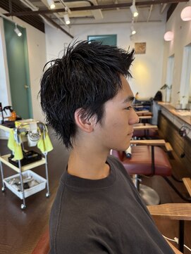 モップス 金沢文庫店(MOPS) "直毛"スパイキーショート/ウルフ寄り