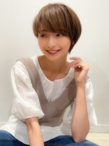 マイラ 銀座(myla) 美髪マッシュハイライトカラーアプリコットオレンジくびれヘア