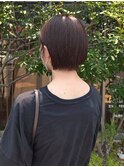 こなれショートボブ/小顔ボブ/ショコラブラウン/再現性抜群/美髪