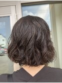 ナチュラルパーマボブ
