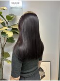 ★ブリーチなし秋暖色モカブラウンロングモーヴピンクボルドー