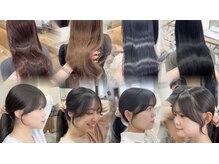 《もえか》顔まわりカット×透明感カラー［福岡/天神/前髪/顔まわり/透明感カラー］