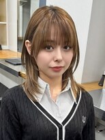 アビー(ABBEY3)&nbsp;シースルミニマルボブショート顔まわり外ハネ切りっぱなしボブ