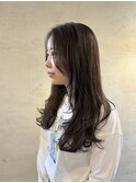 グレージュ/レイヤーカット/顔まわり/髪質改善/福岡/天神/警固