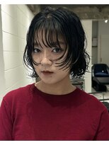 フゾンカウチ(fuzon kauti)&nbsp;ボブパーマウルフパーマ顔周りレイヤー20代30代