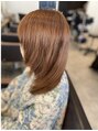 アグ ヘアー クレール 延時店(Agu hair Clair)&nbsp;柔らかさとツヤ感のあるオレンジピンク！