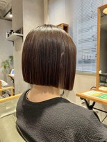 ビス リアン 川口店(Vis lien) 20代30代ミニボブココアブラウン小顔美肌ストレート丸み