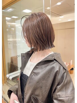 モリオ フロム ロンドン サッポロファクトリー店(morio FROM LONDON) morio札幌 札幌ボブ レイヤーボブ ベージュカラー