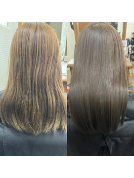 グロウトヨサキワン(GLOW TOYOSAKI ONE) ハリウッドトリートメントの補修能力