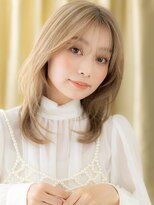 カバーヘア ブリス 志木南口駅前店(COVER HAIR bliss)&nbsp;透明感ハイトーンカラーハイレイヤーウルフカットA8志木20代30代