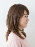 大人女性に人気♪トップふんわり上品ひし形レイヤー
