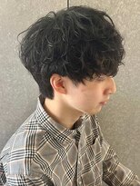 ニアウ 太田店(Niau)&nbsp;メンズナチュラルマッシュクリームパーマシャドウパーマゆるふわ