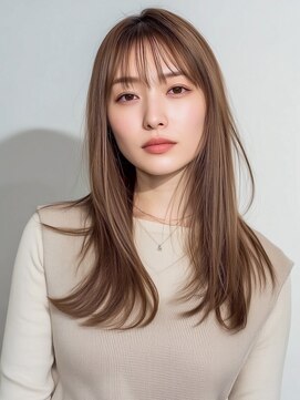 ルービック バランス 天王寺(Rubik's×Balance) 韓国風レイヤーカットロングレイヤーハッシュカット