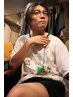 メンズカット×カラー×ヘッドスパ30分×眉カット￥12500-