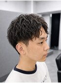 ナチュラル縦落ちスパイラルショート