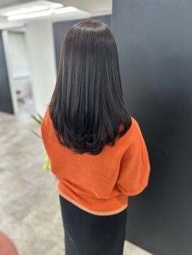 エルピス 大和店(elpis) 三大うねりを解決するストレート×白髪ぼかし