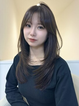 アイトーキョーエス 渋谷(AI TOKYO S) レイヤー/ニュアンス/ブリーチなし/オリーブ/髪質改善/渋谷