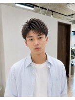 Men's LOOPA【メンズルーパ】三宮/元町/メンズパーマ/曲がる縮毛矯正/眉毛カット&nbsp;アップバング/メンズショート/短髪/黒髪/神戸/三宮
