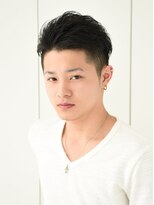 フーガヘアー 元住吉店(FUGA hair) ワイルドアップバングサイドパートショート20代30代40代50代